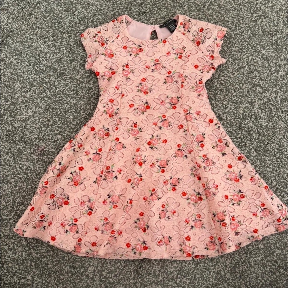 Primark Pink Floral Kids Dress